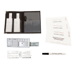 Kit Expert : 3 Jauges G1 et 1 fissuromètre SAUGNAC - En pochette