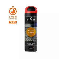 Traceur chantier Rouge Fluo S-MARK SOPPEC