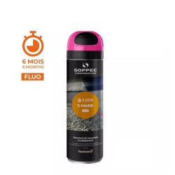 Traceur chantier Rose Fluo S-MARK SOPPEC