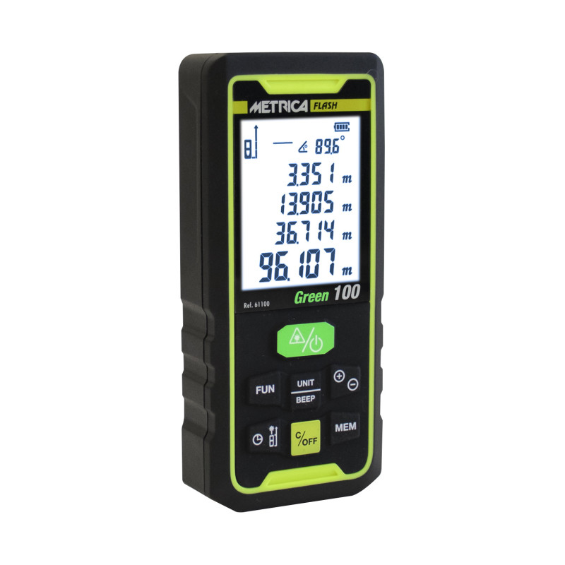 Télémètre laser METRICA FLASH GREEN 100