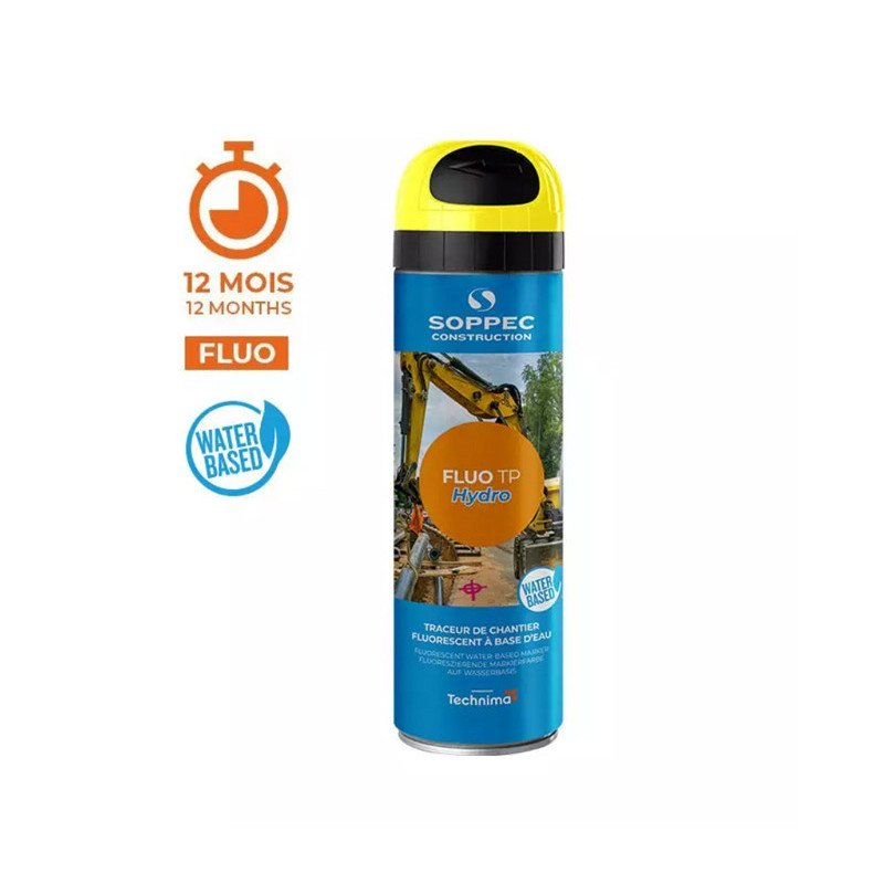 Traceur de chantier Jaune FLUO TP Hydro SOPPEC - Unité