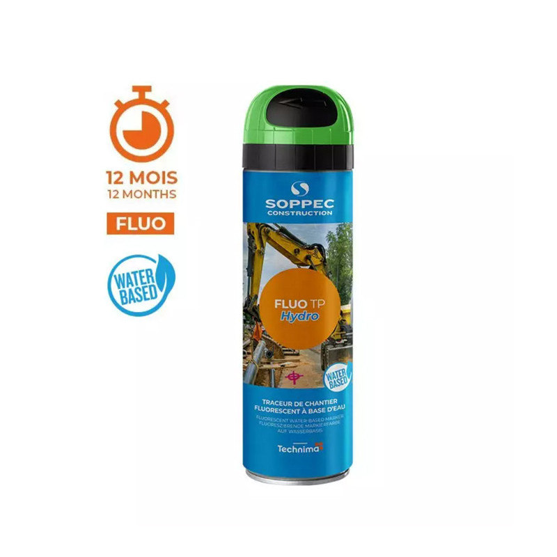 Traceur de chantier Vert FLUO TP Hydro SOPPEC - Unité