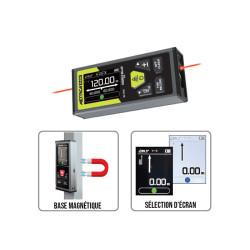 Télémètre laser FLASH Alu 60+60 METRICA