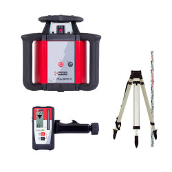 Niveau laser rotatif Nestle Pulsar H - cellule + trépied et mire 4m
