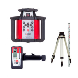 Niveau laser rotatif nivellement Nestle Pulsar HV-R+ - Cellule + trépied et mire 4m