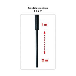 Bras télescopique pour canne Telefix - METRICA