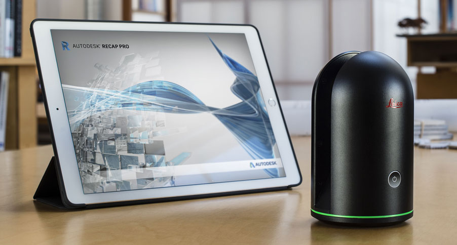 scanner laser Leica BLK360 et tablette